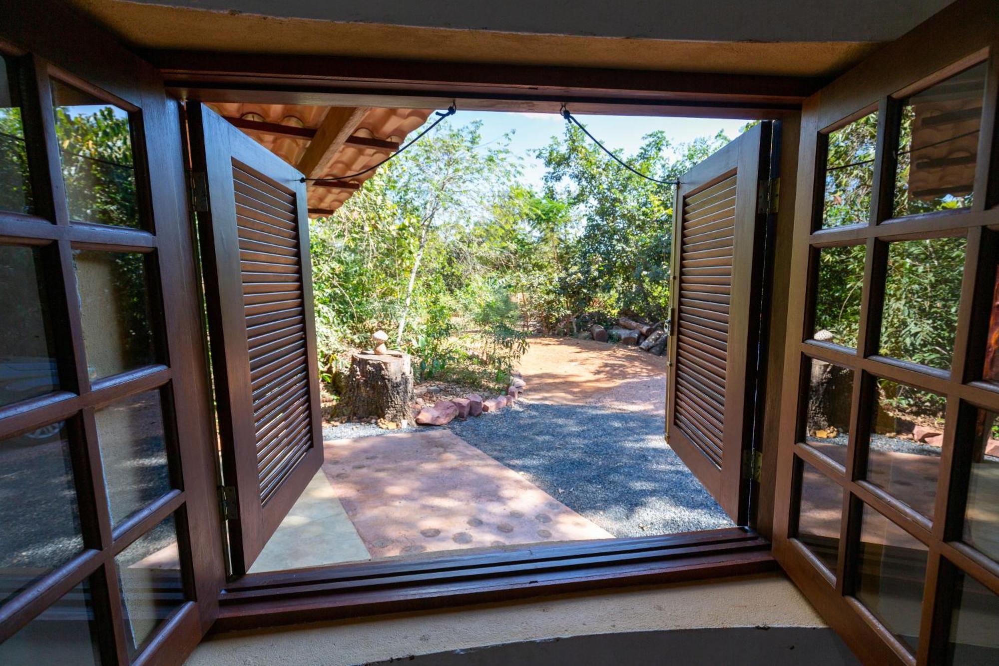 שאפאדה דוס גימאראייס Floresta Encantada Telescopio,Fogueira, Riacho מראה חיצוני תמונה