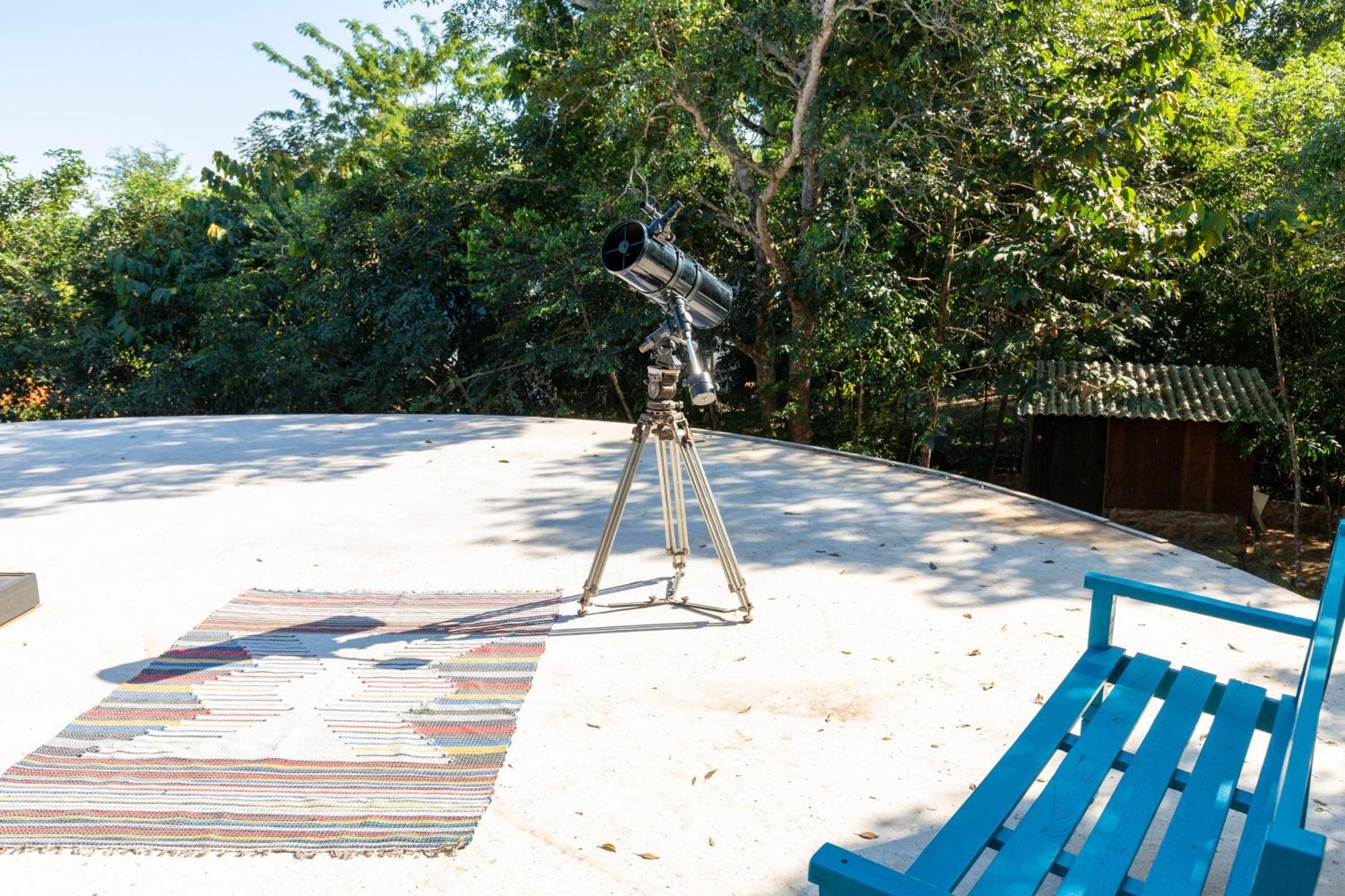 שאפאדה דוס גימאראייס Floresta Encantada Telescopio,Fogueira, Riacho מראה חיצוני תמונה
