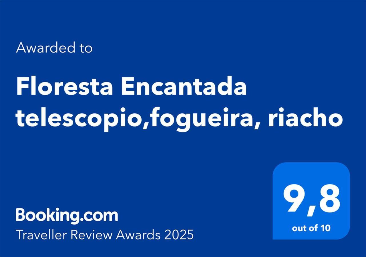 שאפאדה דוס גימאראייס Floresta Encantada Telescopio,Fogueira, Riacho מראה חיצוני תמונה